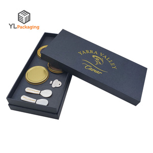 Boîte cadeau en kraft noir personnalisée à bas <span class=keywords><strong>prix</strong></span> avec couvercle - Product Image 5