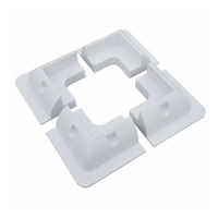 Résistant aux UV installation facile haute résistance durable 4 pièces 5 pièces 6 pièces 7 pièces supports de montage solaires ABS pour panneaux solaires