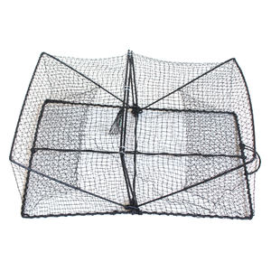 Piège à crabe électrique pliable de haute qualité m en Nylon, casier à crevettes carrées, pour pêcher les poissons, écrevisse - Product Image 2
