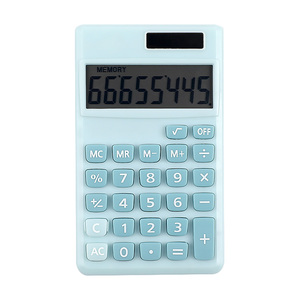 8 chữ số cao su nút máy tính di động pin và năng lượng mặt trời cung cấp điện kép điện tử máy tính bỏ túi máy tính - Product Image 2