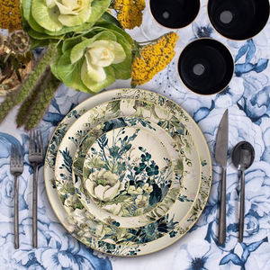 Lot de 4 assiettes en céramique pour la restauration, idéal pour mariages, hôtels et événements - Product Image 6