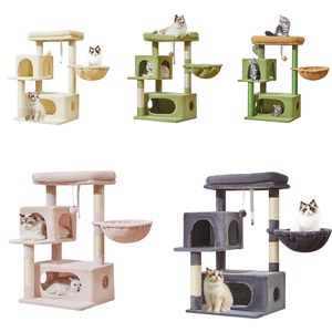 Grosir dan disesuaikan desain asli bulu palsu tali rami pohon kucing gores Post - Product Image 5