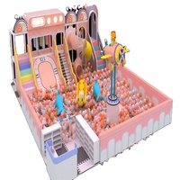 Structures de jeux intérieures souples pour enfants en aluminium sur mesure, style pastel, haute sécurité, usage commercial, centre de jeux familial, aire de jeux d'amusement