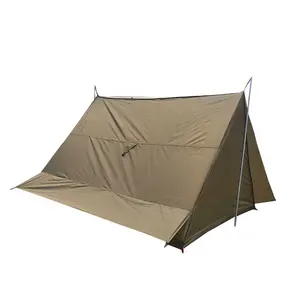 210T 폴리 에스터 직물 배낭 야외 어드벤처 셸터 텐트