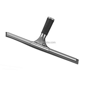 Qingle vente chaude acier inoxydable industrie commerciale métal fenêtre raclette avec lame en caoutchouc silicone <span class=keywords><strong>lGlass</strong></span> nettoyage essuie-glace - Product Image 1