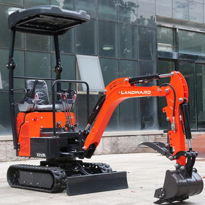 Mini-excavatrice 1,2 tonne EPA 5 à chenilles pour usage agricole, livraison gratuite, nouvelle machine d'excavation Landward en promotion - Product Image 3