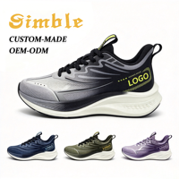 Chaussures de course pour hommes avec logo personnalisé OEM, légères, amortissantes, respirantes, en mesh, chaussures de sport, baskets