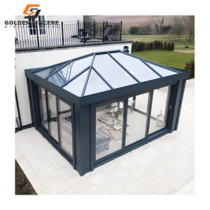 Salle en verre trempé à grande portée GS avec portes pliantes pour une expérience de jardin en plein air - Product Image 3