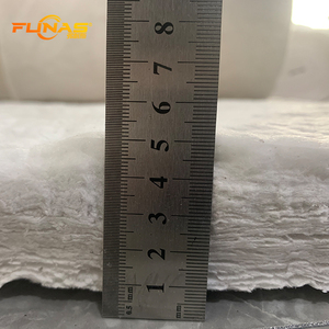 Funas feltro di lana di silicato di alluminio ad alta temperatura per l'isolamento esterno della camera da letto ottimo per l'isolamento esterno del magazzino - Product Image 3