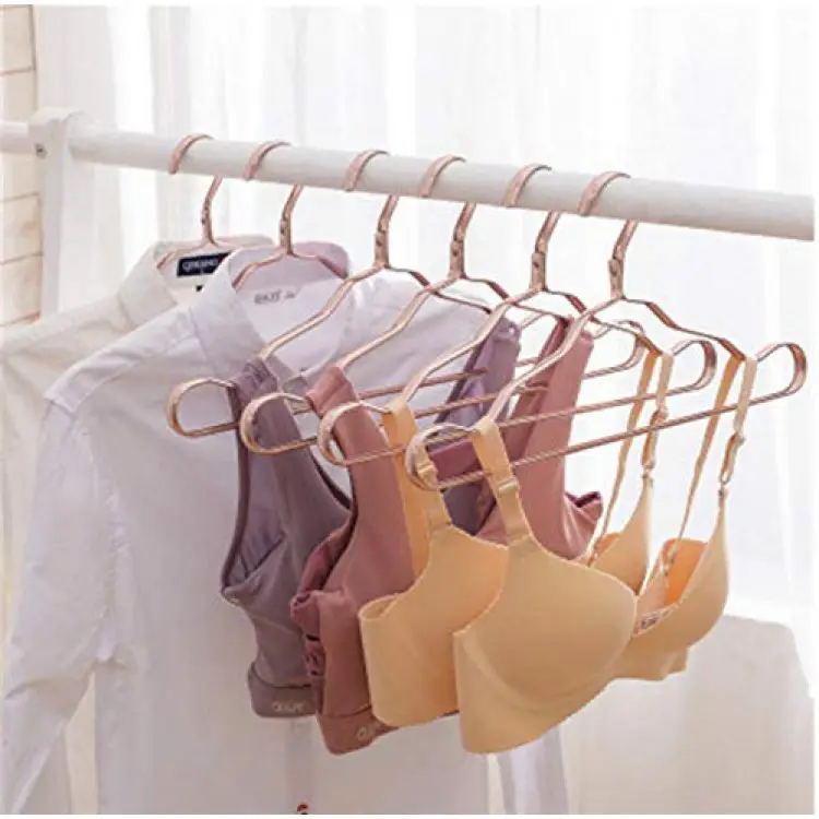 Hanger for Clothes 10PCS Europe Aluminum Alloy Dress Suit Clothes Hanger Organizer Shirt Random Color