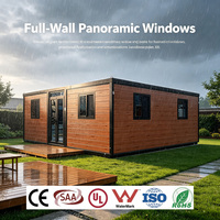 Maison conteneur préfabriquée australienne extensible de 9-10 pieds de haut avec plafond spacieux, 1, 2, 3, 4 ou 5 chambres, maison modulaire moderne, type cabane