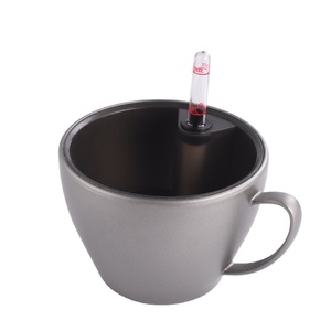 Leizisure Deskpot Colorful Plastic Coffee Cup Shape Flower Pot Mug Succulent <strong>Plant</strong> Grow Large Teacup Planter - Product Image 1