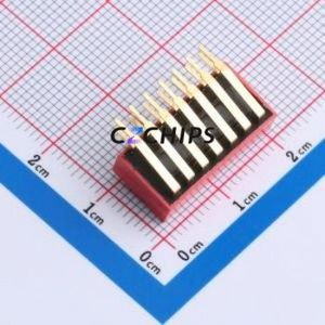 DA-7-R-T DIP Switch Through hole Component (THT),P=2.54mm Switch Piano Key Single Pole Single Throw 7 2.54mm - Product Image 2