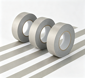 Ruban Conducteur en Tissu Composite Cuivre-Nickel, Adhésif Acrylique Sensible à la Pression Unilatéral, Épaisseur 0,05 mm pour EMI - Product Image 1
