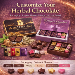 Chocolat Excitant <span class=keywords><strong>Aphrodisiaque</strong></span> à Base de Plantes, Formule Personnalisée OEM, Chocolat <span class=keywords><strong>Naturel</strong></span> pour Hommes Adultes - Product Image 4