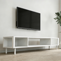 Meuble TV moderne et simple en bois pour petit salon, chambre ou couloir – Mobilier de chambre