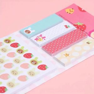 Cute Cartoon Simple Bear Multifunctional Index Tabs Reusable Office Study Supplies Essential <b>Memo</b> <b>Pads</b> for the School Season - Product Image 5