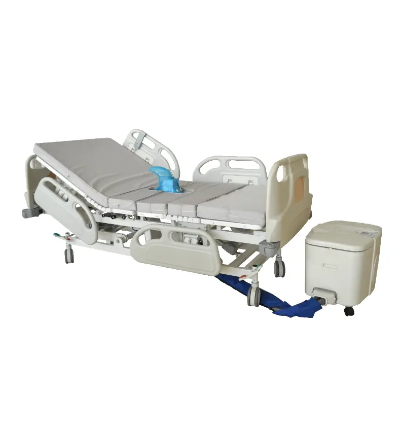 MT Medical 12 Functions Electric Adjustable Elderly Medical Hospital Bed With Toilet Home Bed