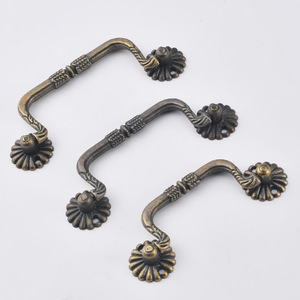 <b>Rustic</b> Zinc Alloy <b>Cabinet</b> Drawer Handles Bar Shape Antique Style Durable Plated Small Medium Large For Furniture - Product Image 1