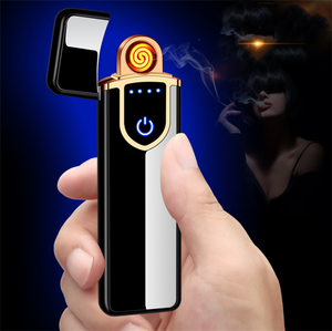 Factory Wholesale Electronic <strong>USB</strong> Windproof <strong>Cigarette</strong> <strong>Lighter</strong> Finger Print Touch Smart <strong>Usb</strong> <strong>Cigarette</strong> <strong>Lighter</strong> - Product Image 4