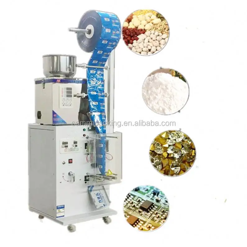 Machine d'emballage automatique de sachets de thé haute efficacité 2-200g pour sel en poudre/sucre/grain/riz/épices