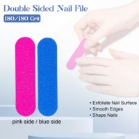 Kit de manucure professionnel jetable 3 pièces avec limes à ongles, bâtonnets en bois, tampons dissolvants et nouveau design