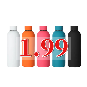 500ml borraccia sportiva doppia parete in acciaio inox isolato pallone sottovuoto con manico per la schiena a scuola di gomma vernice <span class=keywords><strong>tazza</strong></span> - Product Image 1