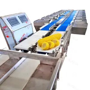 Industrial Electric Shrimp Conveyor Belt Weight Grading Chicken Check Weigher Fish Sorting Machine Trade
