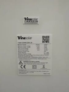 แผงโซลาร์เซลล์ Trina Solar รุ่น <span class=keywords><strong>TSM</strong></span> <span class=keywords><strong>DE19</strong></span> DE18 405w 410w 415w โมโน ราคาแผงโซลาร์เซลล์ โมดูล Trina Solar - Product Image 4
