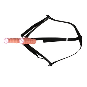 CF-S9135 G-Spot Double-Ended Adult Sex Toys with 10 Modes Strap-on Dildo <b>Vibrator</b> with <b>Remote</b> Control for Women Lesbian Couples - Product Image 3