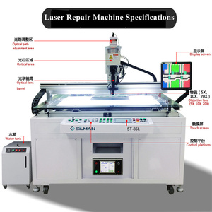 Macchina Laser Silman ST-85L per Riparazione Linee di Colore su Schermi <span class=keywords><strong>TV</strong></span>/<span class=keywords><strong>LCD</strong></span>/LED, PLC Core, 12-65 Pollici, Raffreddamento ad Acqua/Aria, 1 Anno di Garanzia - Product Image 3