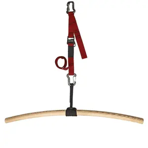 Wellshow Sport Equipment Pull Up Chin Up Bar For Body Balance Climb Pull Rod Bent From Wood Free-hanging Ceiling Assembly