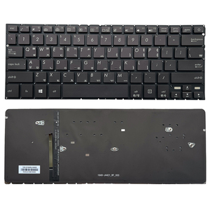 <span class=keywords><strong>Clavier</strong></span> d'ordinateur portable rétroéclairé US KR coréen pour <span class=keywords><strong>Asus</strong></span> officiel UX330CA 0KNB0-2601US00, <span class=keywords><strong>clavier</strong></span> neuf noir avec cinq goujons à vis <span class=keywords><strong>QWERTY</strong></span> - Product Image 1