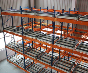 Mật độ cao hệ thống lưu trữ dọc Kệ nhiệm vụ nặng nề đẩy trở lại Pallet giá - Product Image 6