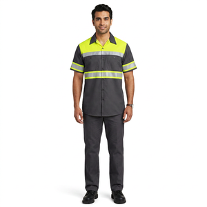 Meilleur fabricant de t-shirts de sécurité réfléchissants Hi Vest, vêtements de travail, polo de sécurité réfléchissant pour hommes - Product Image 1