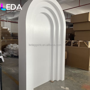 Arco de Boda Acrílico con Iluminación LED Blanca para Eventos y Fiestas, Marca LEDA - Product Image 6