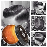 Logo personalizzato OEM pomata per capelli pomata per lo Styling organica per barbiere pomata per capelli da uomo a tenuta forte
