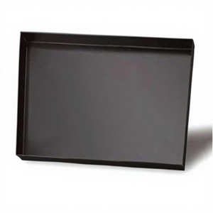 SET 5 VASSOI PROFESSIONALI Rettangolari in Acciaio Inox Blu per <span class=keywords><strong>Pizza</strong></span>, Misura 60x40, Parete Dritta H2CM X Fondo (5XGT60402) - Product Image 1