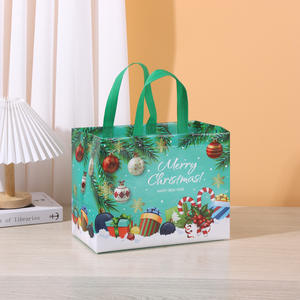 Bolsas de papel para compras con logotipo, bolsa de compras plegable con llavero, bolsas de papel para compras impresas personalizadas - Product Image 4