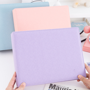 Album photo Kpop en cuir PU avec 7 à 8 pochettes, reliure à 3 anneaux A5, couverture scintillante, pour cartes photo, cartes postales et collection de photos - Product Image 3