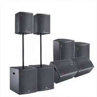 Vente directe d'usine, subwoofer de 18 pouces, enceintes amplifiées pour DJ, enceintes alimentées