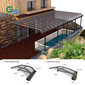 Guansu <span class=keywords><strong>precio</strong></span> <span class=keywords><strong>de</strong></span> fábrica OEM tamaño personalizado al aire libre marco <span class=keywords><strong>de</strong></span> aluminio patio <span class=keywords><strong>terraza</strong></span> toldo <span class=keywords><strong>de</strong></span> techo lateral - Product Image 1