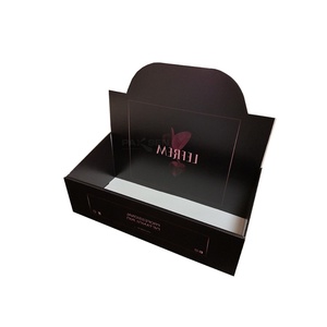 Cosmetic Makeup Display Stand Foldable Eco-Friendly Eyelash Eyewear Nail Polish Lipstick Paper Cardboard Counter Display <b>Box</b> - Product Image 6