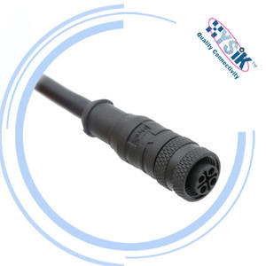 Abgeschirmter M12-Kabelstecker, 4-poliger D-Code IP68, 1000-Mbit/s-Daten übertragung für Ethernet - Product Image 5