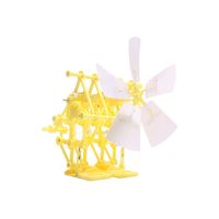 Kit d'assemblage de robot éducatif et créatif DIY, jouet créatif de bête mécanique bipède à énergie éolienne