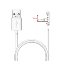 Câble magnétique pogo personnalisé à ressort, 2 broches, pour hommes, aimant puissant, chargée, câble usb