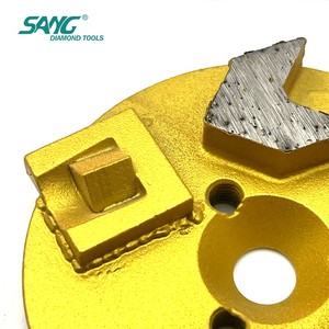 Disque de meulage de sol en béton diamanté segmenté de 3 pouces PCD avec flèche pour élimination de l'époxy Glen - Product Image 4