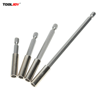Ensemble de supports magnétiques pour embouts TOOLJOY en acier CRV, adaptateur de barre d'extension pour embouts de tournevis pour perceuse électrique