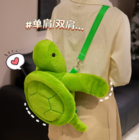 Sac à dos en coquille de tortue d'animal personnalisable de personnage de dessin animé de jouet décoratif de vente chaude transfrontalière