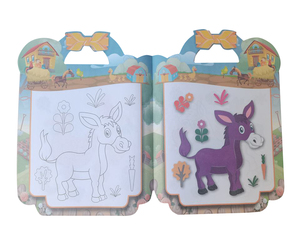 Commercio all'ingrosso pioppo Cartoon Animal Educational Coloring Books libro <span class=keywords><strong>da</strong></span> <span class=keywords><strong>colorare</strong></span> personalizzato per bambini - Product Image 3